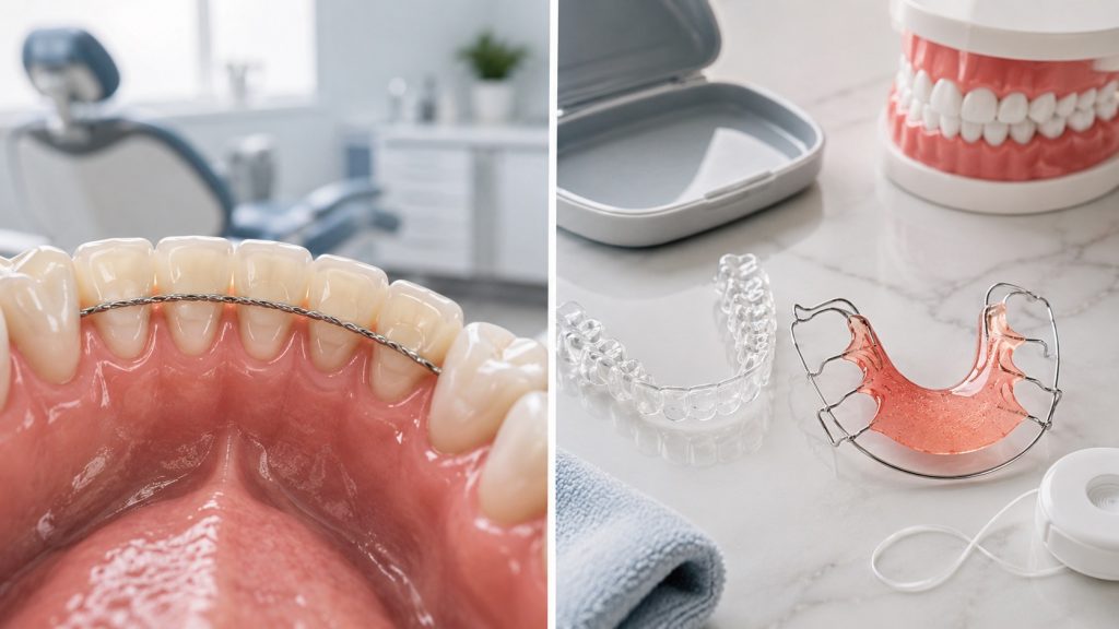 How to Choose Between a Permanent and Removable Retainer